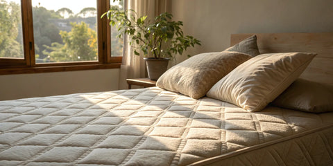 The best type of mattress for lower back pain, featuring a medium-firm, supportive surface.