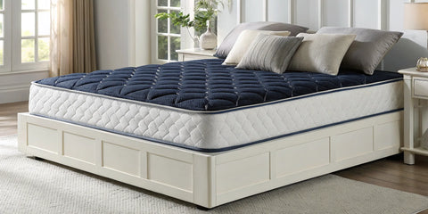 A cooling mattress with a breathable design provides comfortable sleep for hot sleepers.