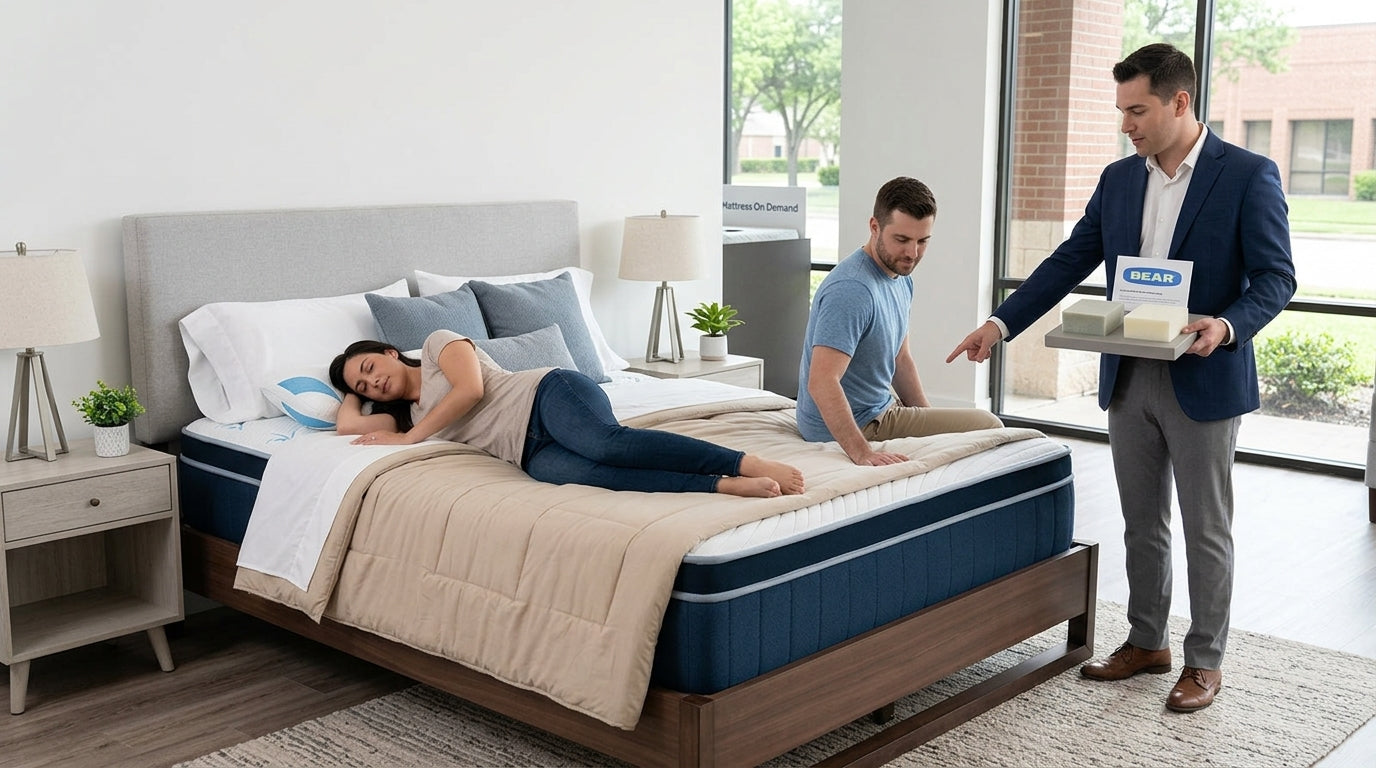 Bear Mattress Near Stafford TX: Hybrid Model & Firmness Guide