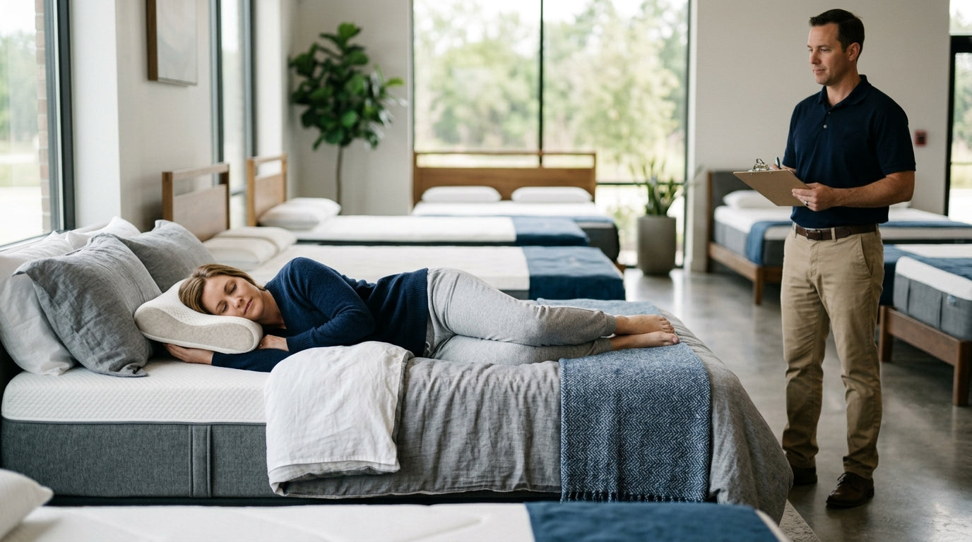 Side Sleeper Mattress Near Fulshear TX: 10 Pressure-Relief Tests