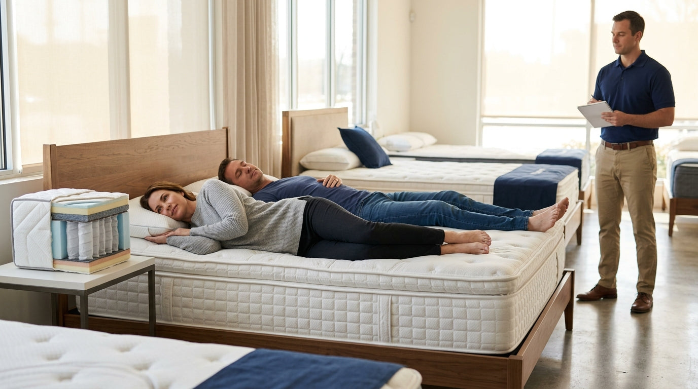 Hybrid Mattress Near West Houston TX: 12 Tests for Couples