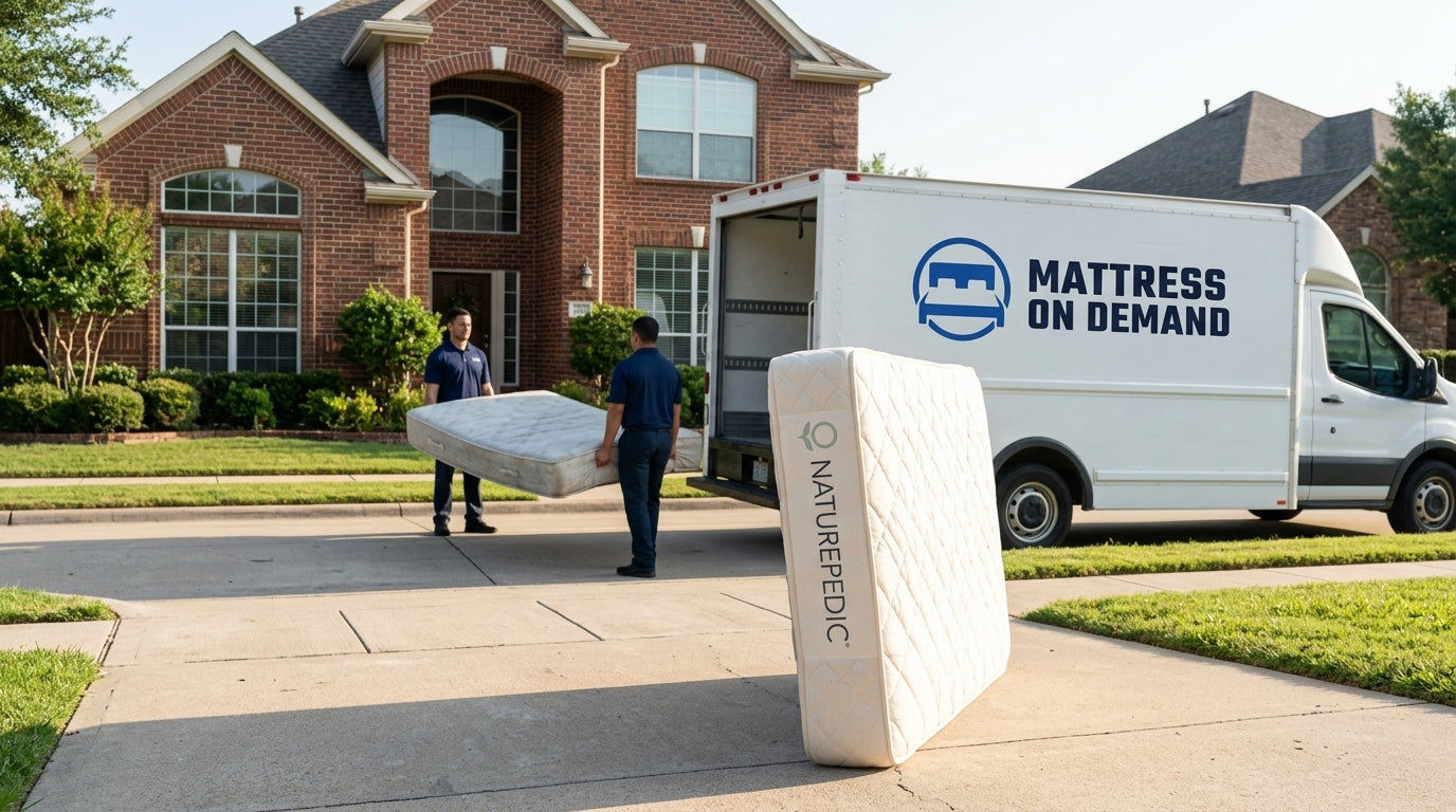 Mattress Stores Near Missouri City TX: What Happens to Your Old Mattress on Delivery Day