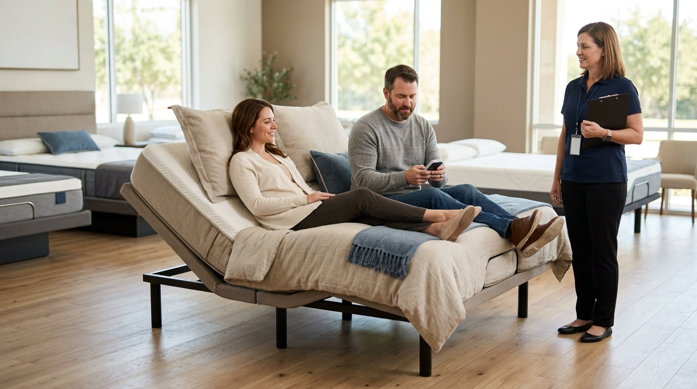 Adjustable Bed and Mattress Near Missouri City TX: 12 Showroom Tests