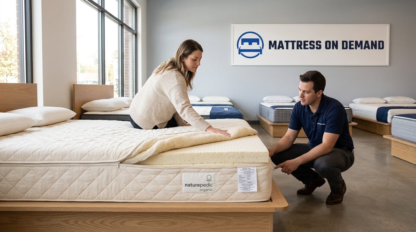 Organic Mattress Near Richmond TX: Flame Retardants, Fiberglass, and the Fire Barrier Inside Your Bed