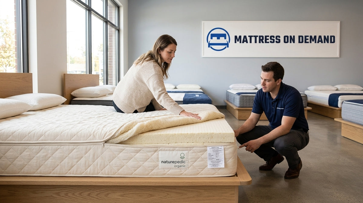 Organic Mattress Near Richmond TX: Flame Retardants, Fiberglass, and the Fire Barrier Inside Your Bed