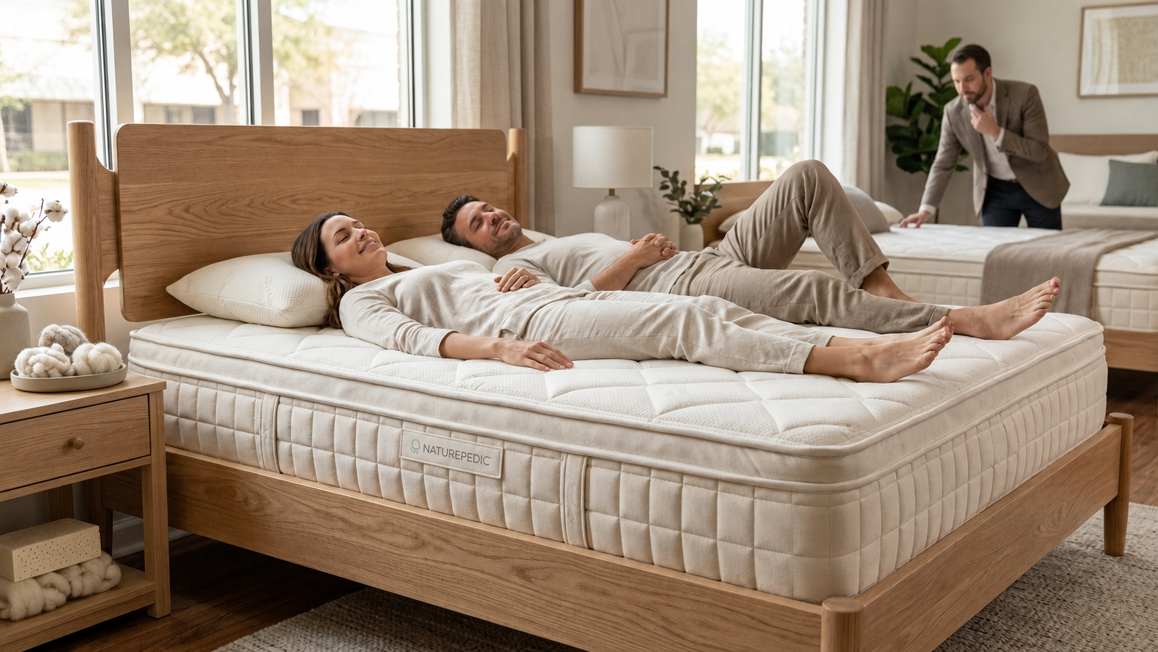 Customizable Organic Mattress Near Sugar Land TX: Naturepedic Couples Guide