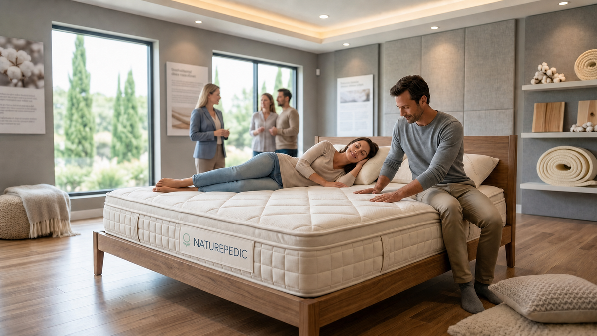 Naturepedic Organic Mattress Near Cypress, TX: Local Buying Guide featuring official Naturepedic branding