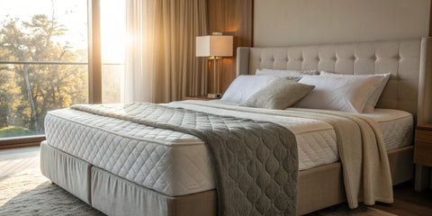 A medium firm hybrid mattress providing a balance of comfort and support.