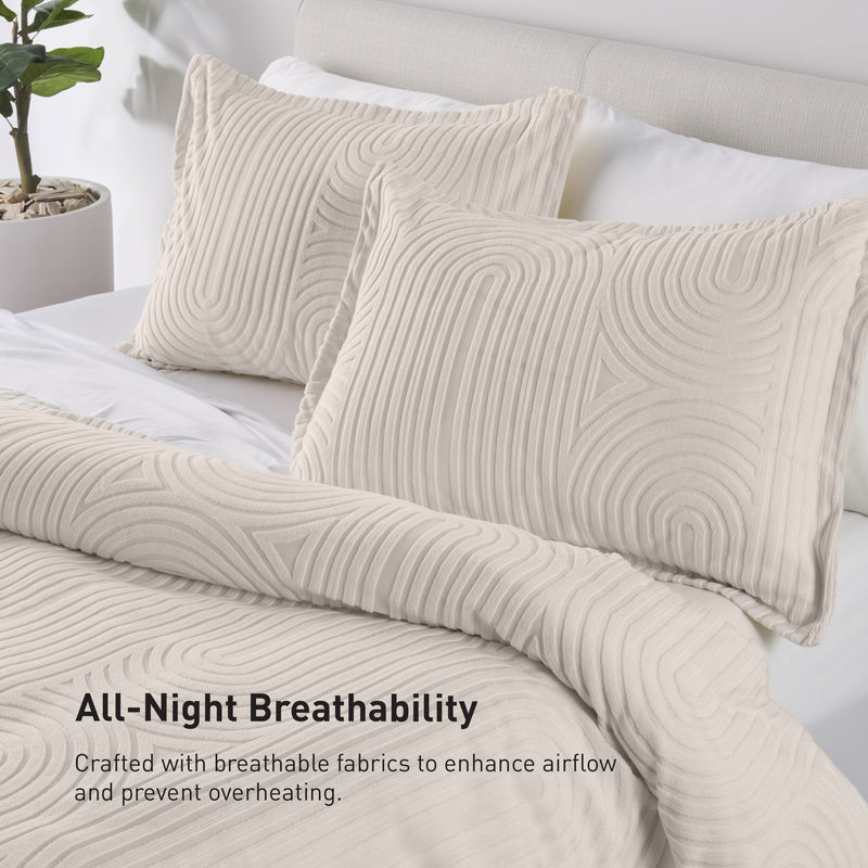 Bedgear Performance® Duvet & Sham Set - Racetrack official product image 5