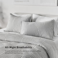 Bedgear Performance® Duvet & Sham Set - Racetrack official product image 10
