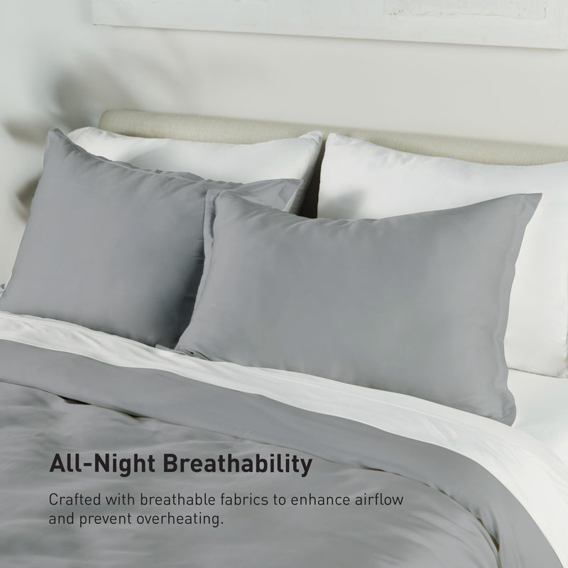 Bedgear Performance® Duvet & Sham Set - Solid official product image 5