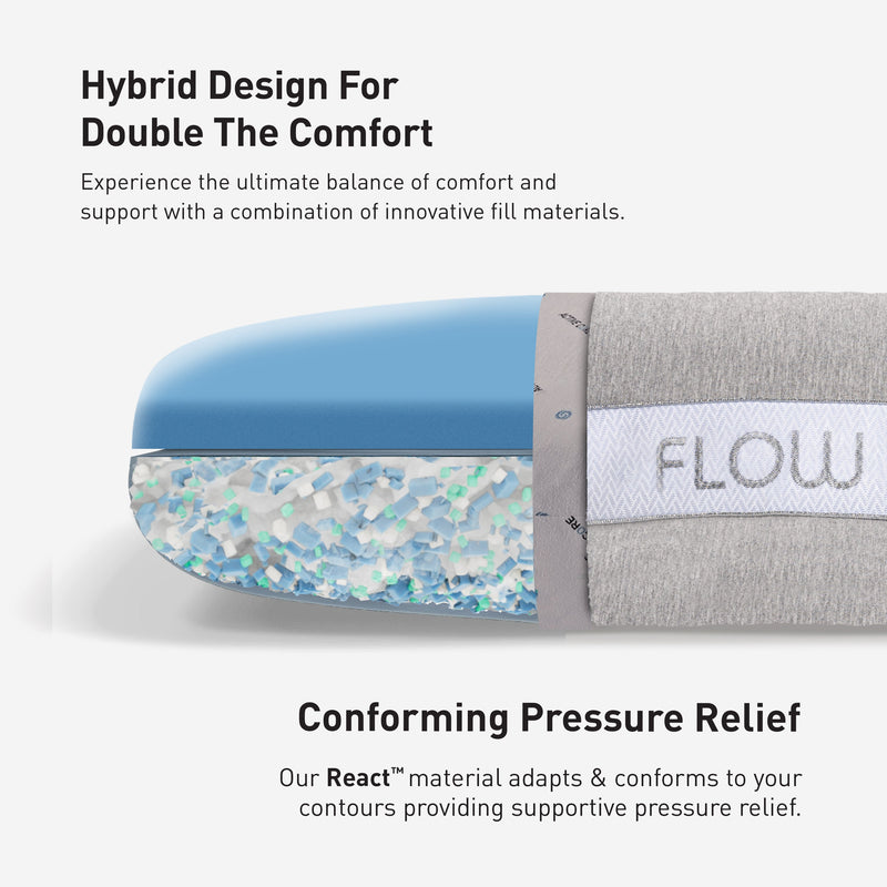 Bedgear Flow Cuddle Curve Performance® Pillow official product image 5