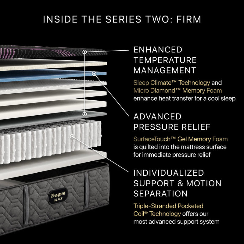 Beautyrest Black® Series Two 14.25" Firm Mattress - Mattress on Demand