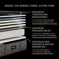 Beautyrest Black® Series Three 15" Extra-Firm Mattress - Mattress on Demand