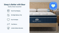 Bear Elite Hybrid Mattress - Mattress on Demand