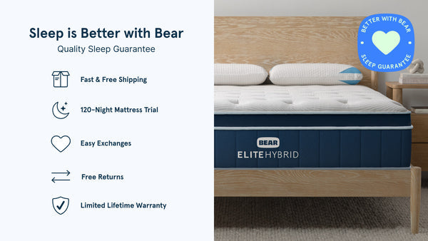 Bear Elite Hybrid Mattress - Mattress on Demand
