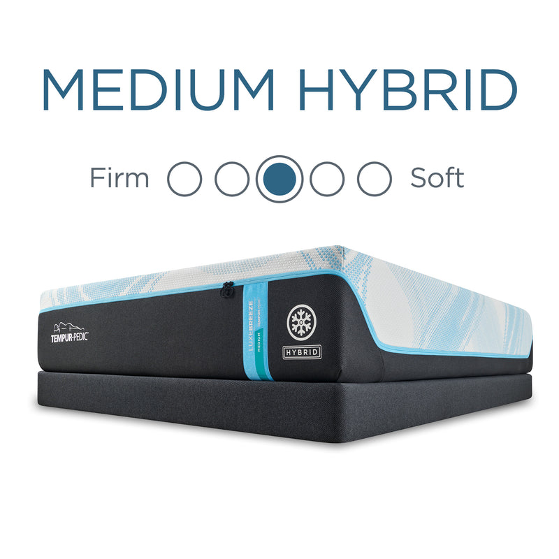Tempur-Pedic® LuxeBreeze® Medium Hybrid - Mattress on Demand