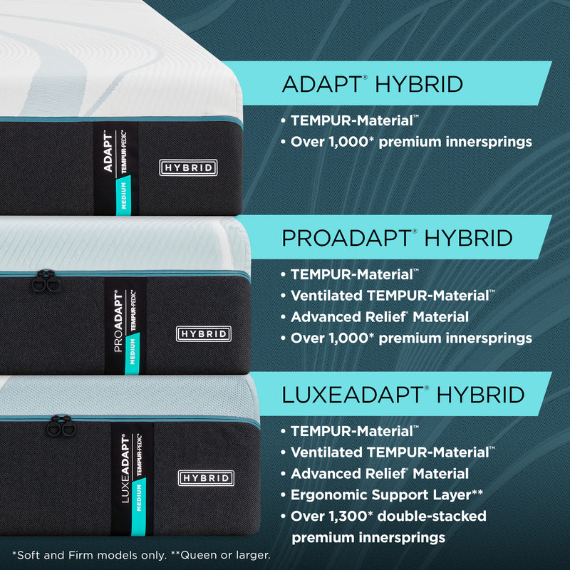Tempur-Pedic® TEMPUR-Adapt® Medium-Hybrid Mattress - Mattress on Demand