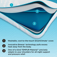 TEMPUR-Breeze® ProHi Pillow - Mattress on Demand