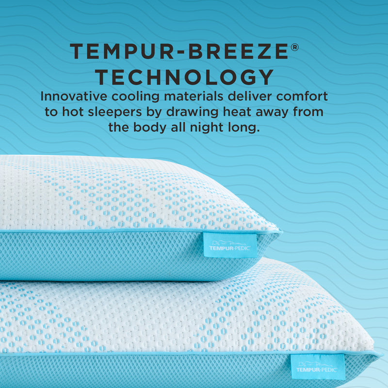 TEMPUR-Breeze® ProLo Pillow - Mattress on Demand