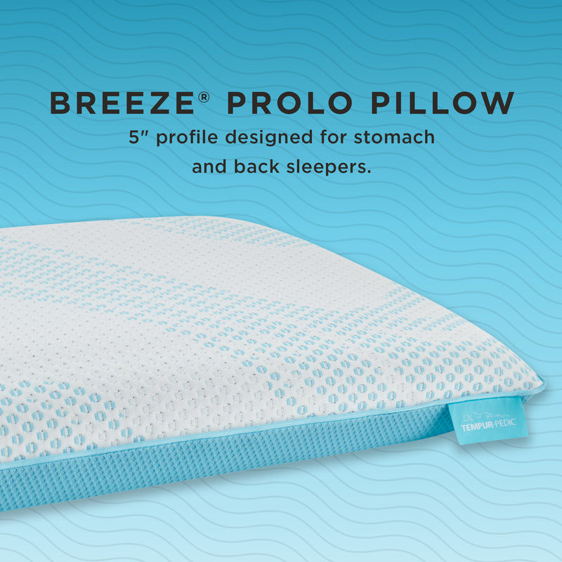TEMPUR-Breeze® ProLo Pillow - Mattress on Demand