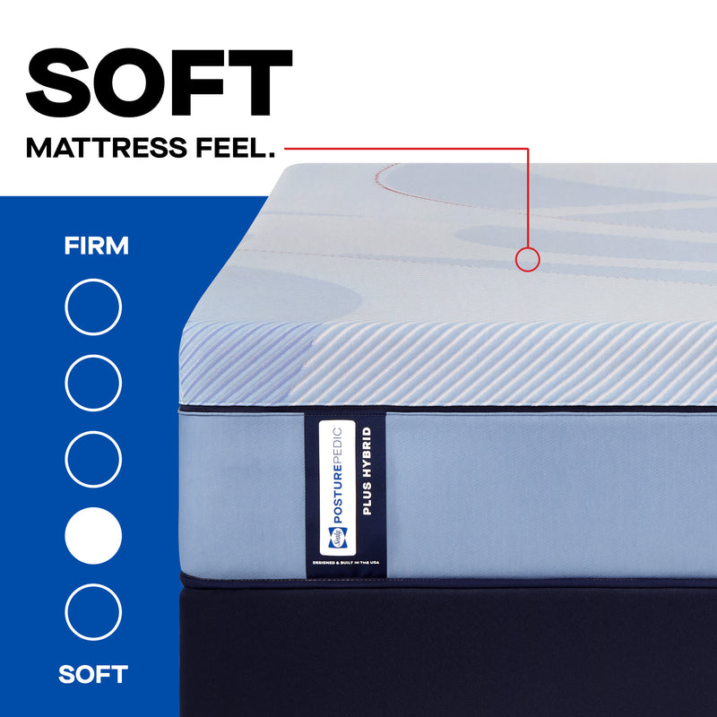 Sealy Posturepedic® Plus Hybrid Patterson Soft Mattress - Mattress on Demand