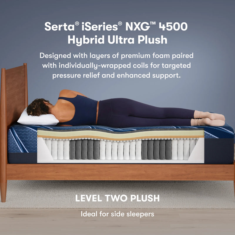 Serta® iSeries® NXG™ Mattress - 4500 Hybrid Plush - Mattress on Demand