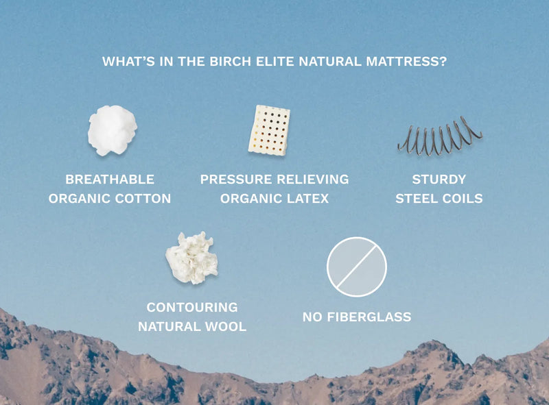 Birch Elite Natural Mattress - Mattress on Demand