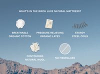 Birch Luxe Natural Mattress - Mattress on Demand