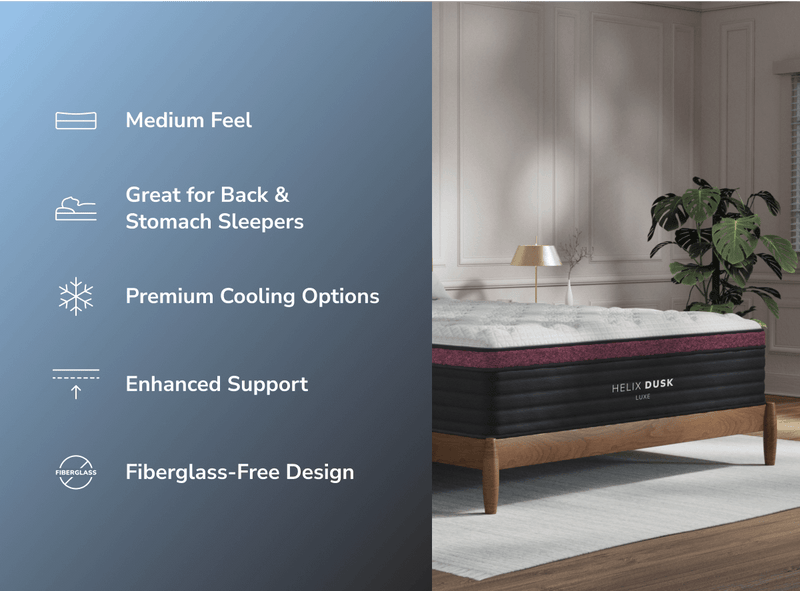 Helix Dusk Luxe Hybrid Mattress