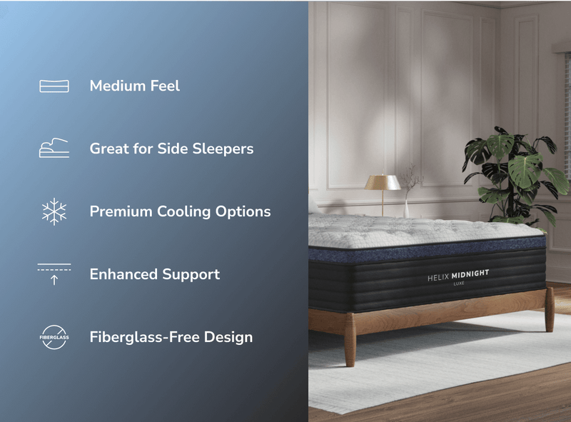Helix Midnight Luxe Hybrid Mattress
