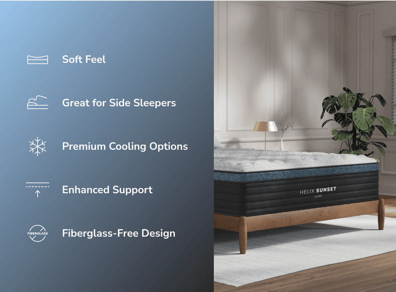 Helix Sunset Luxe Hybrid Mattress