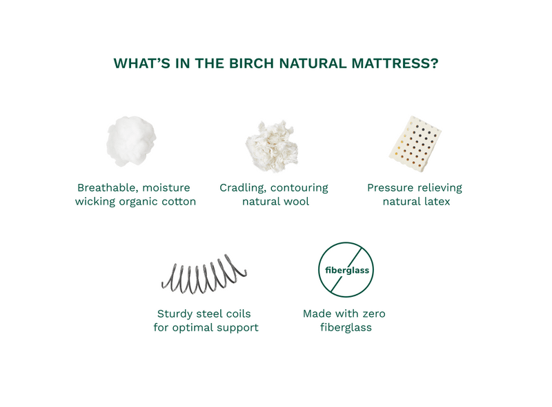 Birch Natural Mattress - Mattress on Demand