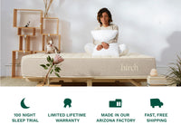 Birch Natural Mattress - Mattress on Demand