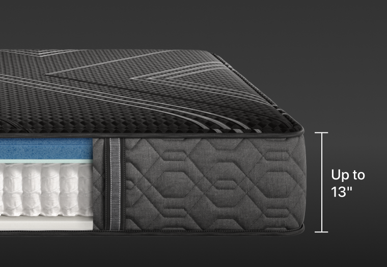 Beautyrest Black Hybrid Series One Medium Mattress - Cutaway HY Series1