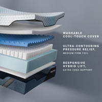 MOLECULE Engage Hybrid 12" Mattress - Medium Firm - official product image 3