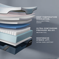 MOLECULE Engage Pro Hybrid 13" Mattress - Medium - official product image 3