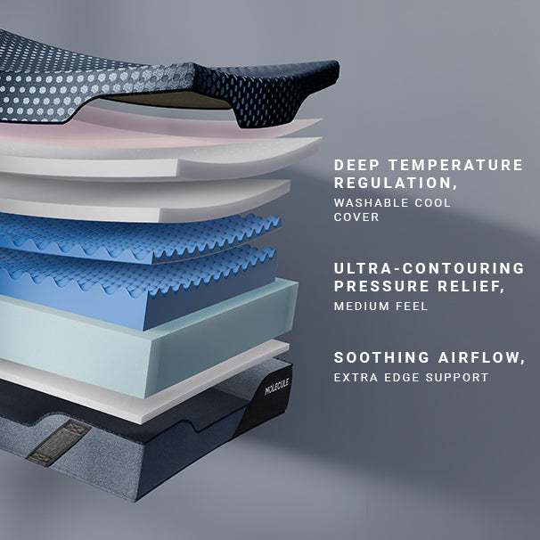 MOLECULE Engage Pro 13" Cooling Memory Foam Mattress