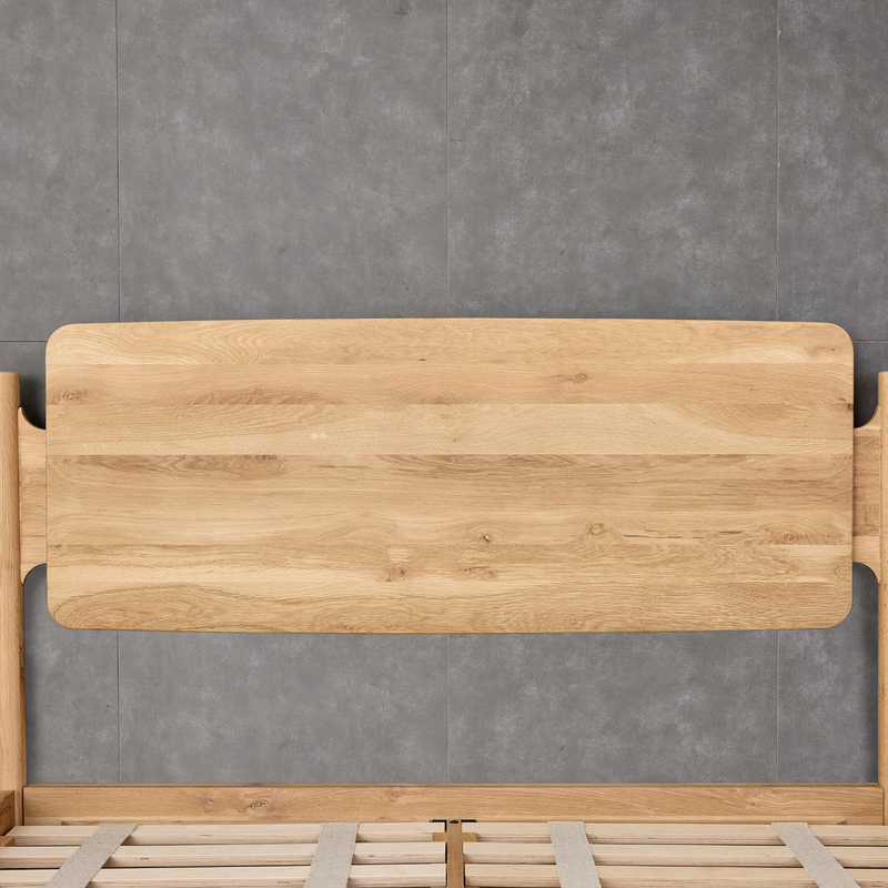 Naturepedic Duna Verde FSC-certified white oak bed