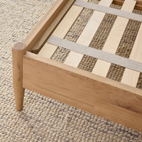 Naturepedic Duna Verde FSC-certified white oak bed