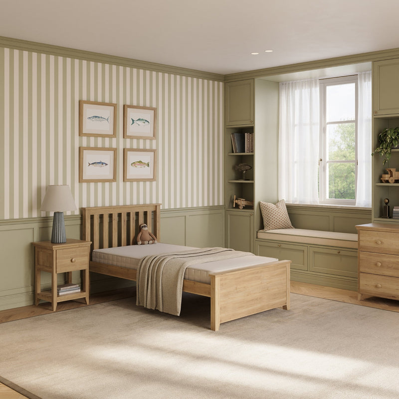 Naturepedic Savona FSC®-Certified Oak Kids Bed/Bunk Bed