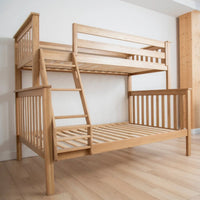 Naturepedic Savona FSC®-Certified Oak Kids Bed/Bunk Bed