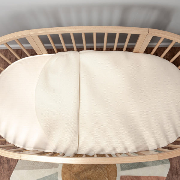 Naturepedic Organic Breathable Oval Crib Mattress