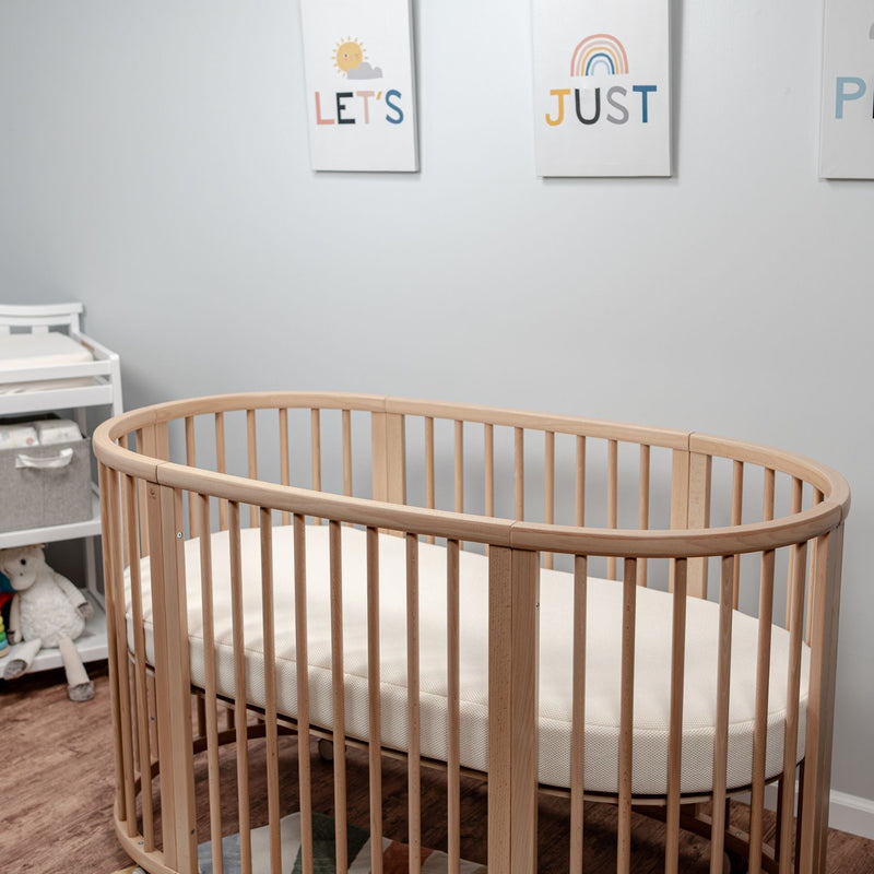 Naturepedic Organic Breathable Oval Crib Mattress
