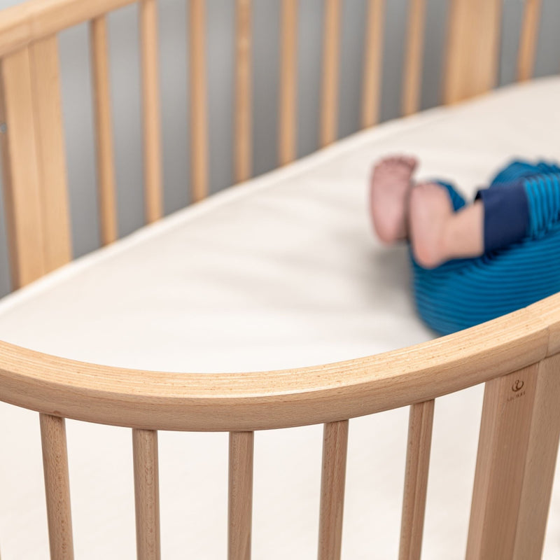 Naturepedic Organic Breathable Oval Crib Mattress