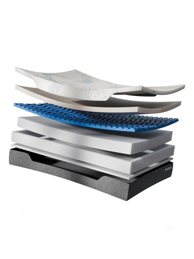 MOLECULE Reflex 11" Mattress - Firm layer-by-layer construction