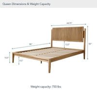 Naturepedic Adelano FSC®-Certified White Oak Bed