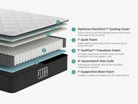 Plank Essential Hybrid Mattress - Brooklyn Bedding Plank