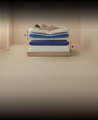 Puffy Royal Hybrid Mattress layer construction view