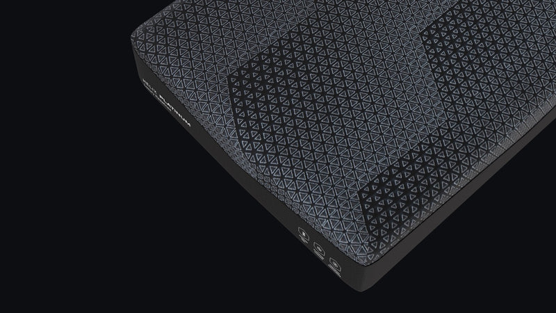 Close-up of the Helix Platinum GlacioTex cooling cover